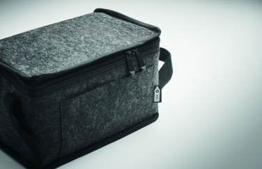 Logo trade promotional gift photo of: RPET felt cooler bag