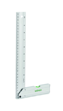 Logotrade promotional product picture of: Aluminium level ruler 30 cm