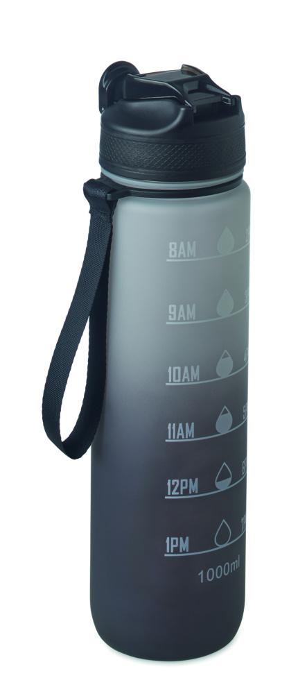 Logotrade advertising products photo of: Sports water bottle RPET 1L