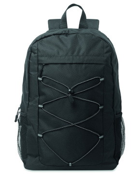 Logo trade promotional item photo of: 600D RPET polyester backpack