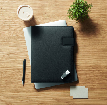 Logotrade promotional product picture of: A4 folder and wireless charger
