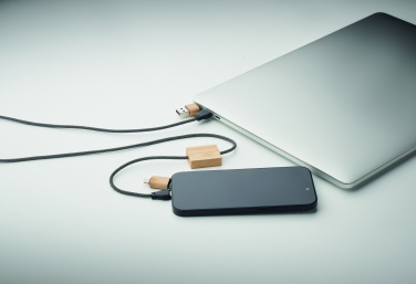 Logo trade promotional giveaways picture of: 60W charging cable