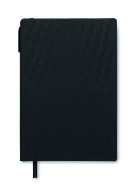 Logo trade promotional merchandise photo of: A5 PU notebook with pen