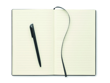 Logo trade business gift photo of: A5 PU notebook with pen