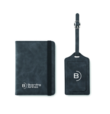 Logotrade advertising products photo of: Passport and luggage tag set