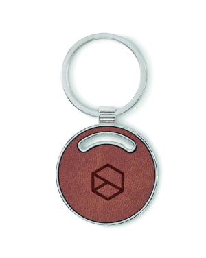 Logo trade corporate gifts picture of: Round shape key ring
