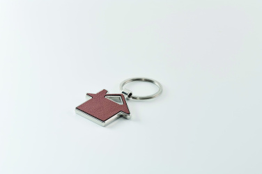 Logo trade promotional gifts image of: House shaped key ring