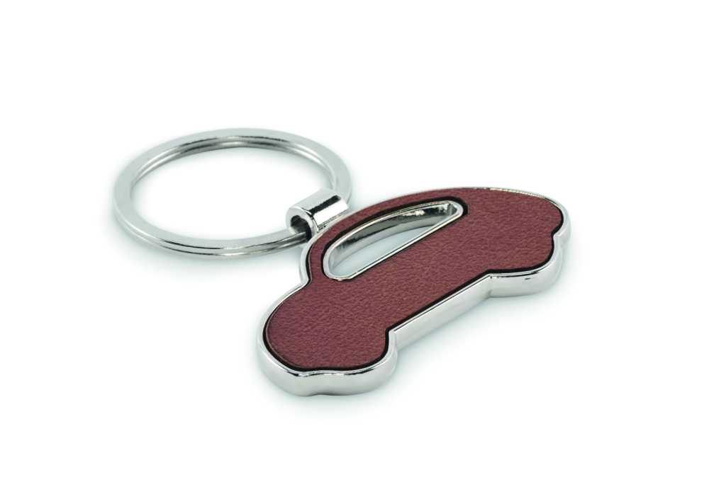 Logo trade promotional merchandise photo of: Car shaped key ring