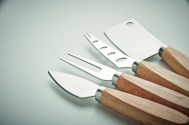Logo trade promotional products image of: Set of 4 cheese knives
