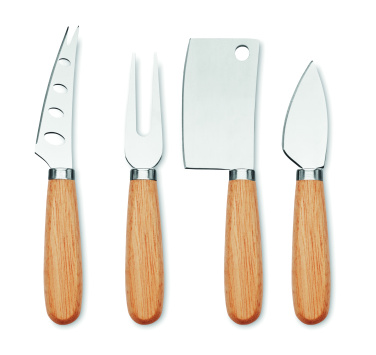 Logotrade corporate gifts photo of: Set of 4 cheese knives