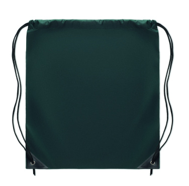 Logo trade promotional gifts image of: 190T Polyester drawstring bag