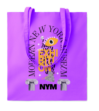 Logo trade promotional items image of: 140 gr/m² cotton shopping bag