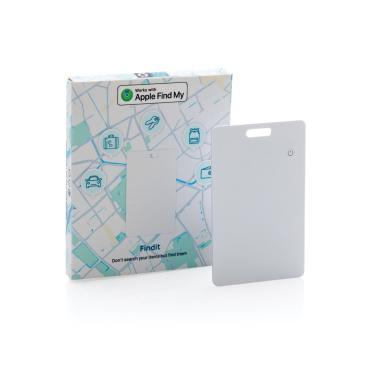 Logo trade corporate gifts picture of: Findcard RCS recycled plastic item finder card