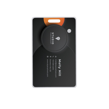 Logo trade business gifts image of: Findit RCS rplastic ultra-thin finder card rechargeable
