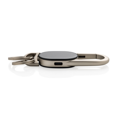 Logo trade promotional merchandise image of: Keyfinder keychain with worldwide locating and USB C