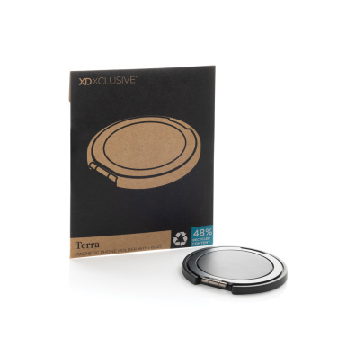 Logo trade promotional merchandise photo of: Terra Magnetic RCS rplastic magnetic phone holder with ring