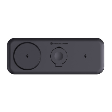 Logo trade promotional products image of: Urban Vitamin Torrance 3 in 1 magnetic 15W charger