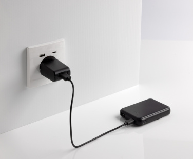 Logotrade promotional giveaway image of: Stellar RCS recycled plastic 5000 mah 5W magnetic powerbank