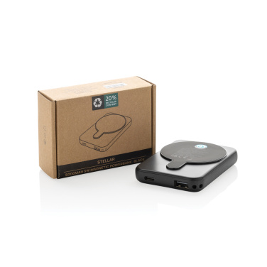 Logotrade promotional gift picture of: Stellar RCS recycled plastic 5000 mah 5W magnetic powerbank