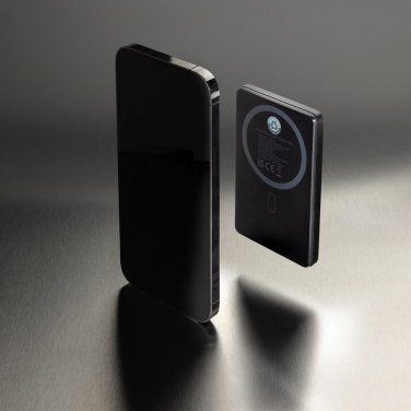 Logotrade promotional gift picture of: Orion RCS recycled aluminum 5000 mah 5W magnetic powerbank