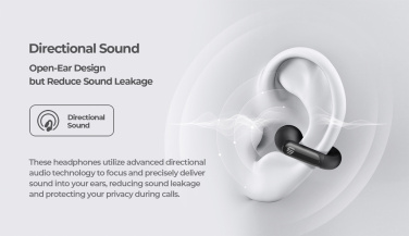 Logotrade promotional gift image of: Urban Vitamin Long Beach ENC rplastic wireless earbuds