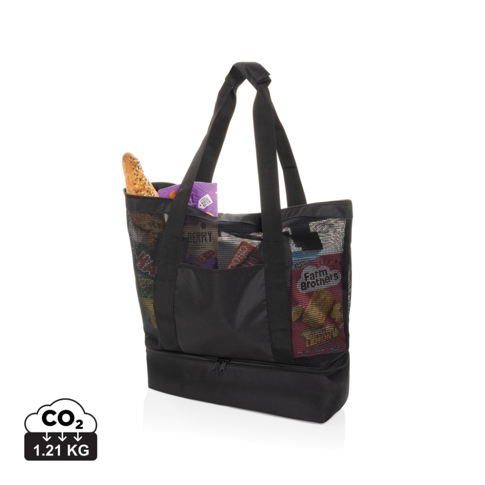 Logotrade promotional merchandise picture of: Iqlo Aware™ RPET 2-in-1 cooler tote
