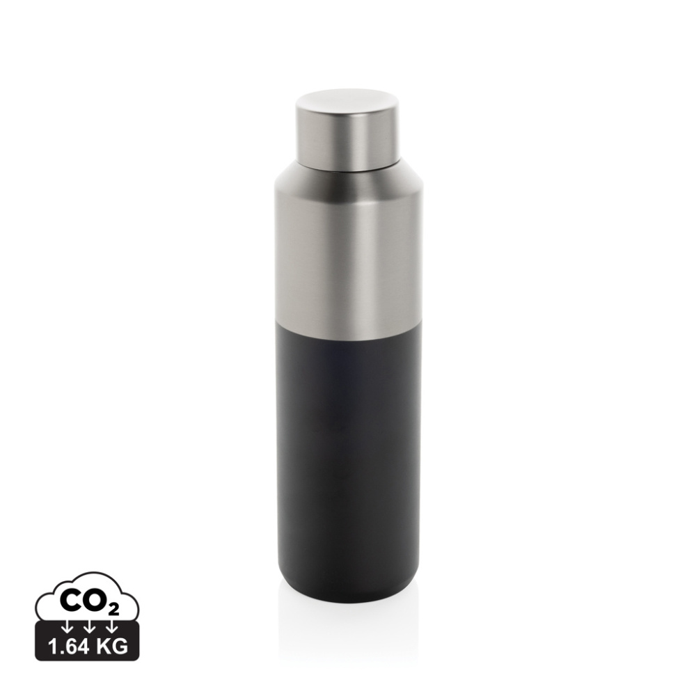 Logo trade business gift photo of: Fluid RCS certified recycled steel water bottle 600ml