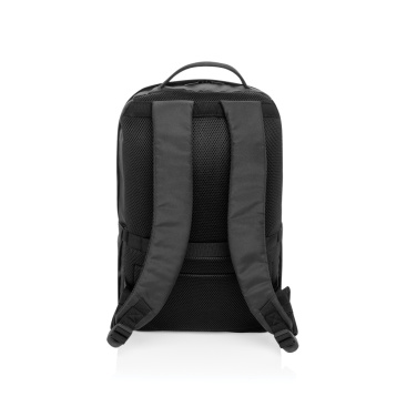 Logotrade promotional item picture of: SP Aware™ RPET Edin 100% recycled 15.6 inch laptop backpack