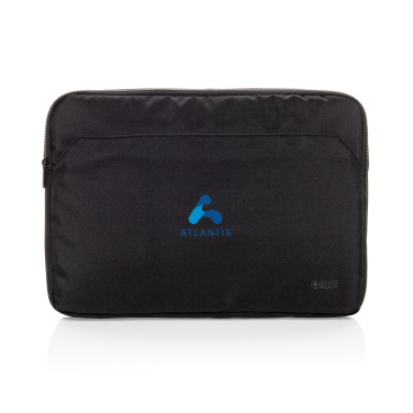 Logo trade advertising products image of: Swiss Peak Aware™ RPET Essential 15.6 inch laptop sleeve
