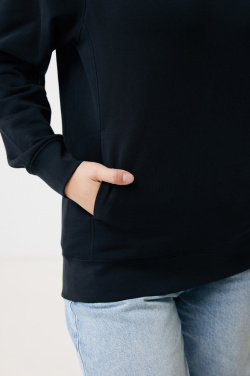 Logo trade promotional merchandise image of: Iqoniq Yengo recycled cotton hoodie with sidepockets