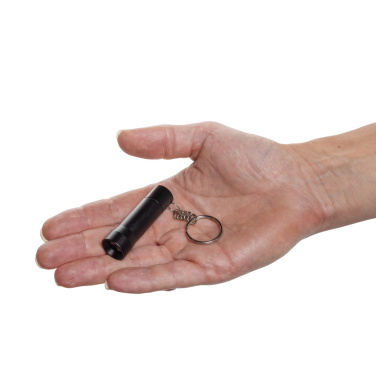 Logo trade promotional items image of: Flash RCS recycled aluminium keychain torch