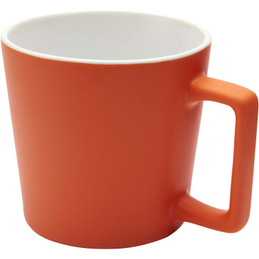 Logo trade business gift photo of: Cali 370 ml ceramic mug with matt finish