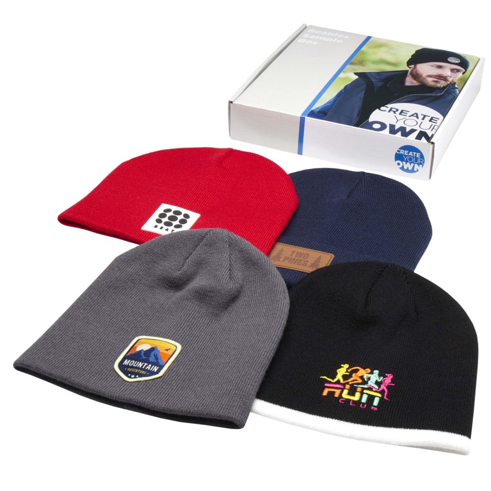 Logotrade promotional gift image of: Beanie sample box