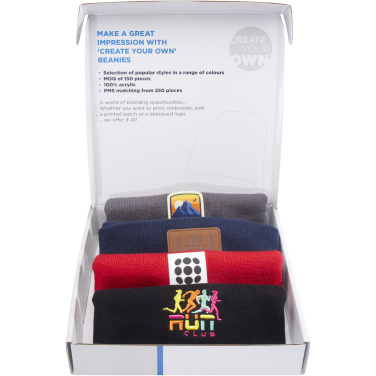 Logotrade promotional product picture of: Beanie sample box