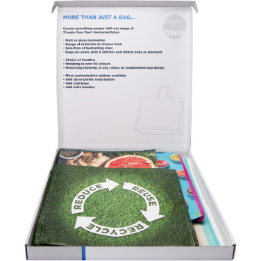 Logo trade corporate gifts image of: Laminated totes sample box
