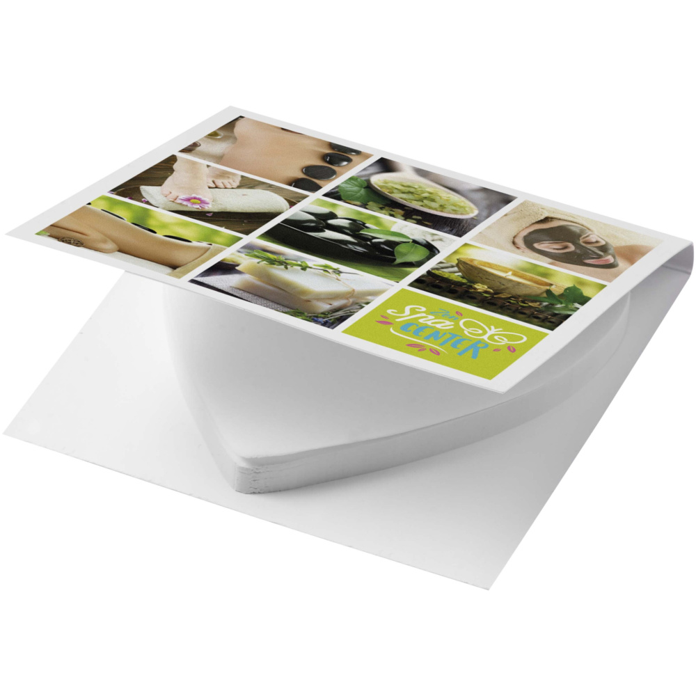 Logotrade promotional gift image of: Sticky-Mate® soft cover heart-shaped sticky notes