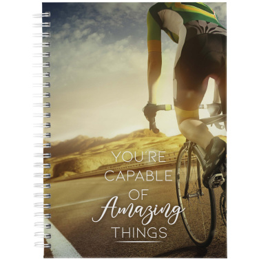 Logo trade promotional gift photo of: Desk-Mate® A5 hard cover undated diary