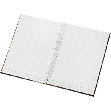 Logo trade promotional merchandise picture of: Desk-Mate® A5 hard cover undated diary