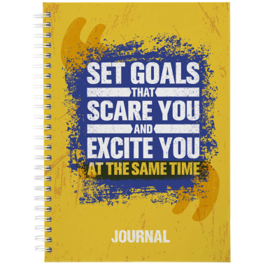 Logotrade promotional item picture of: Desk-Mate® A5 hard cover journal
