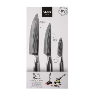 Logotrade promotional products photo of: BOSKA Kitchen Knives Monaco+, set of 3