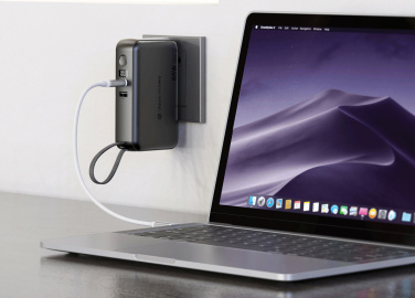 Logo trade advertising products image of: Urban Vitamin Eureka hybrid GANcharger 10000mah powerbank65W