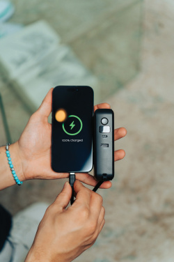 Logo trade promotional items image of: Urban Vitamin Eureka hybrid GANcharger 10000mah powerbank65W