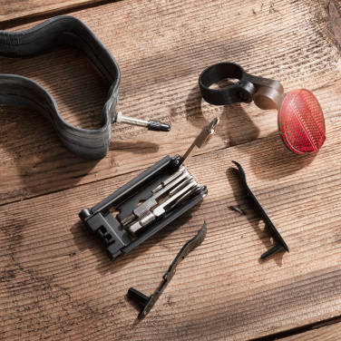 Logotrade advertising product image of: Set of bike tools MERAPI Schwarzwolf