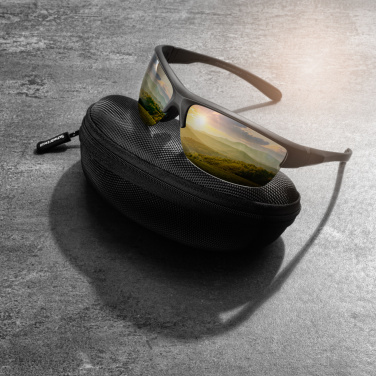 Logotrade promotional item image of: Polarized sunglasses MANASLU Schwarzwolf