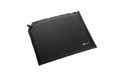 Logo trade advertising product photo of: Inflatable cushion ANTERO Schwarzwolf