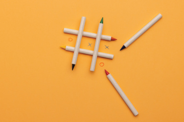 Logo trade promotional merchandise picture of: Micki GRS infinity 6pc colouring pencil set