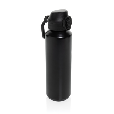 Logotrade promotional merchandise picture of: Via RCS Re-steel lockable sport bottle 600ML