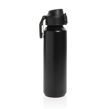 Logo trade promotional merchandise photo of: Via RCS Re-steel lockable sport bottle 600ML