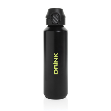 Logotrade promotional items photo of: Via RCS Re-steel lockable sport bottle 600ML