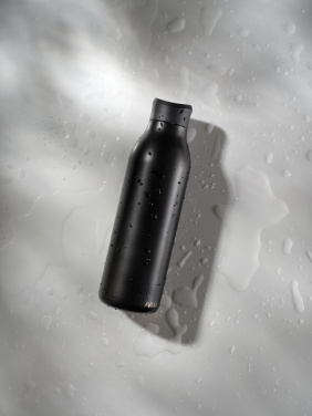 Logo trade corporate gift photo of: Avira Alok RCS re-steel 360 waterbottle 600ML
